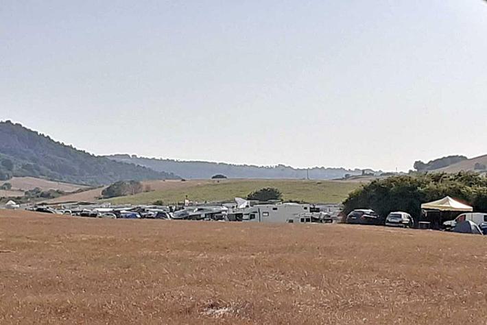 Rave nel viterbese: le forze dell'ordine nell'area del raduno