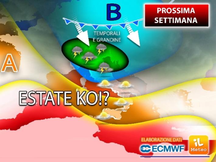 Domani il picco del caldo, da luned&igrave; Lucifero in ritirata