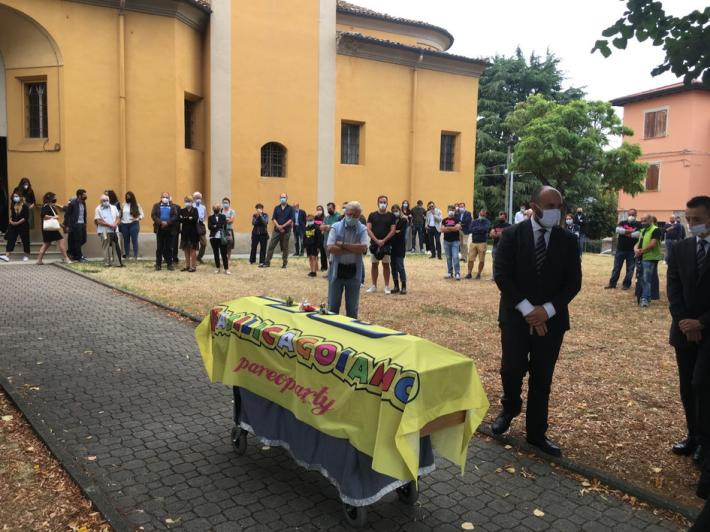 Basilicagoiano, i funerali di Luca Morabito