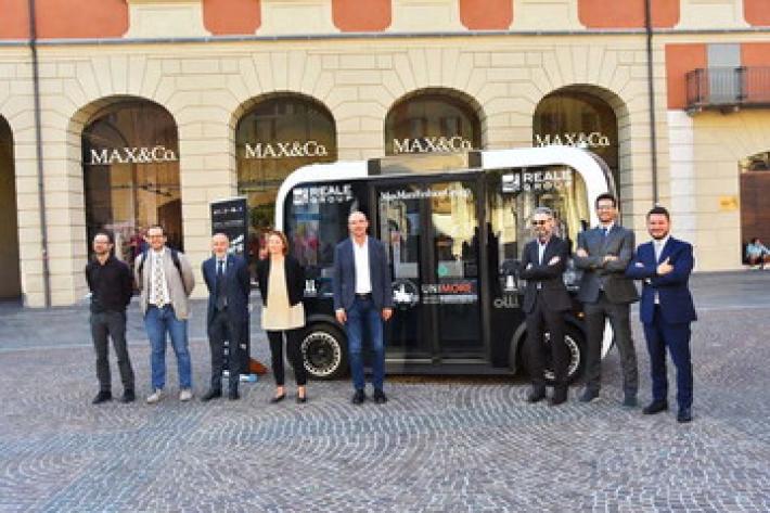A Reggio Emilia arriva la navetta 'Olli' a guida automatica: collega stazione Mediopadana e Campus