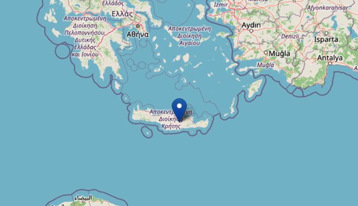 Terremoti: forte  scossa di magnitudo 6.1 a Creta 