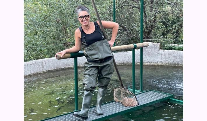 Monica:  &laquo;Ho riscoperto le trote per non dimenticare nonno Ilvio&raquo;