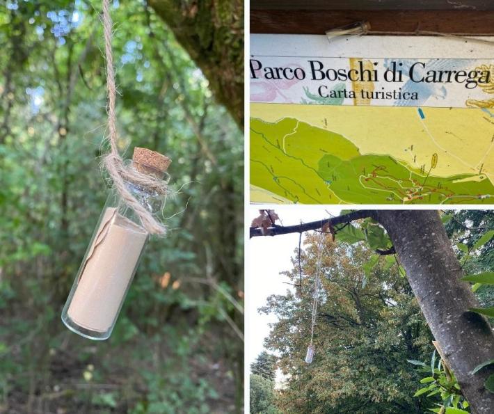 Blowing in the Woods, messaggi nascosti nei Boschi di Carrega