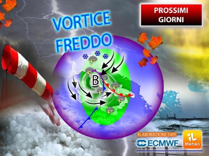 Meteo: ciclone carico di piogge su regioni Adriatiche e Sud