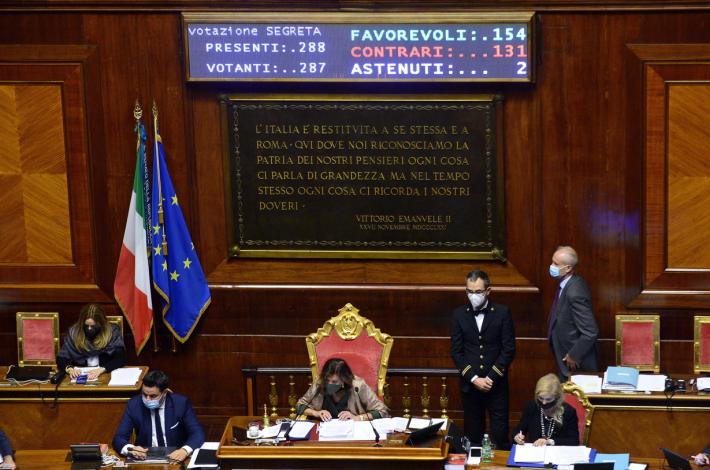 Il ddl Zan si ferma al Senato: 154 s&igrave; e 131 no