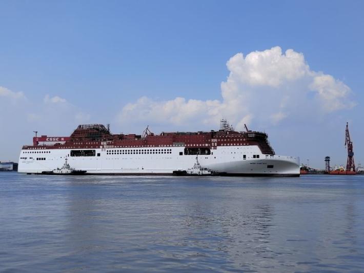 Varata la Moby Fantasy, il traghetto pi&ugrave; grande e green del mondo