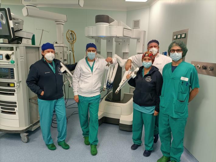  Tumore del pancreas, eseguito con  il robot un complesso intervento di chirurgia addominale