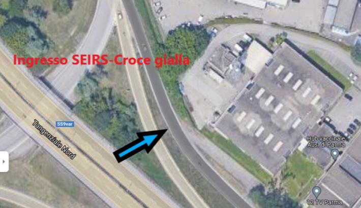 entrata hub vaccinale