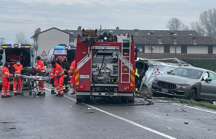 Incidente strada Baganzola