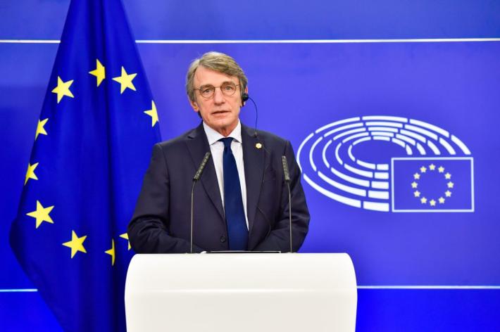 Sassoli "Non mi ricandider&ograve; alla presidenza del Parlamento Ue"