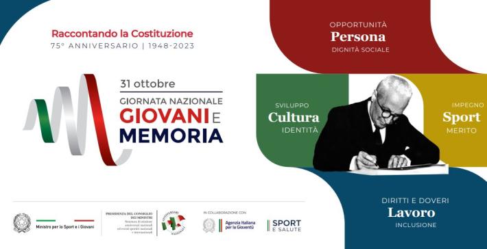 Il 31 ottobre a Roma la Giornata nazionale "Giovani e Memoria"