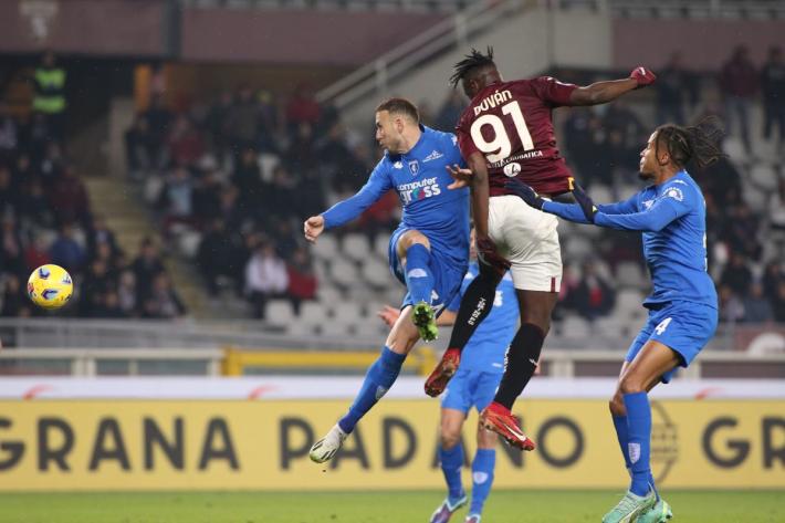 Ci pensa Zapata, il Torino batte l'Empoli 1-0