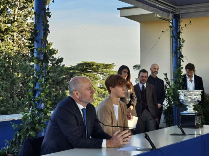 Sinner "Sognavo di vincere uno Slam, non andr&ograve; a Sanremo"