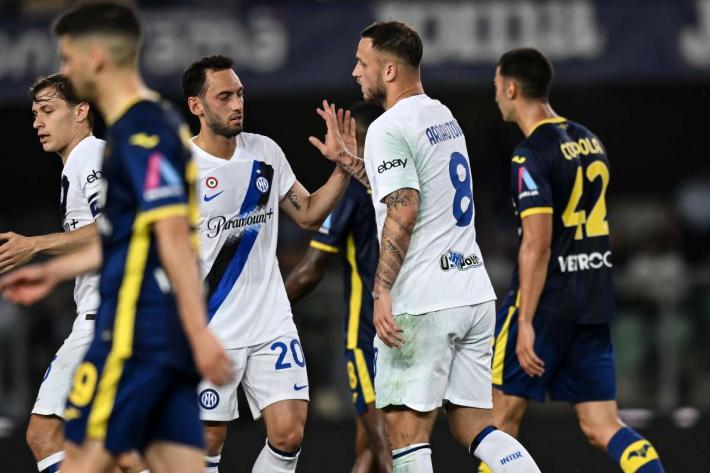 L'Inter chiude con un pareggio, 2-2 sul campo del Verona