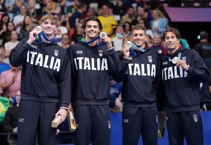 Bronzo per la staffetta azzurra 4x100