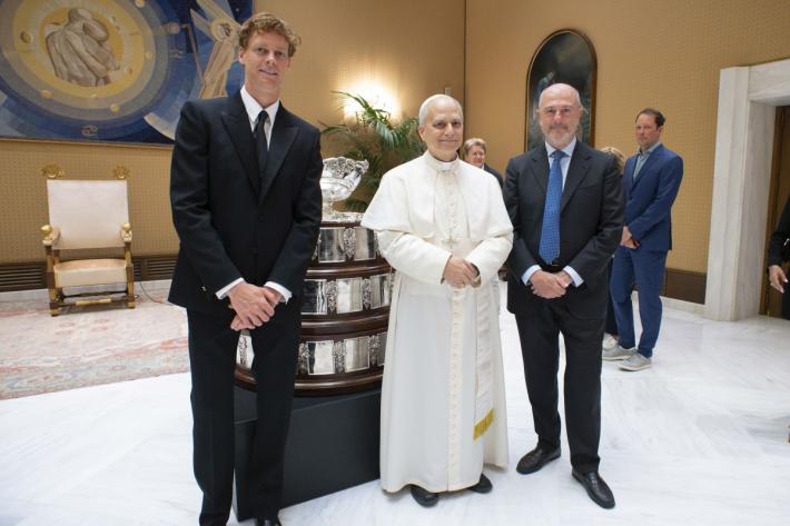 Sinner ricevuto da Papa Leone XIV "Internazionali? Siamo in gioco"