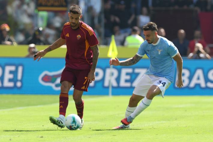 Lazio-Roma 0-1 Lorenzo Pellegrini decide il derby