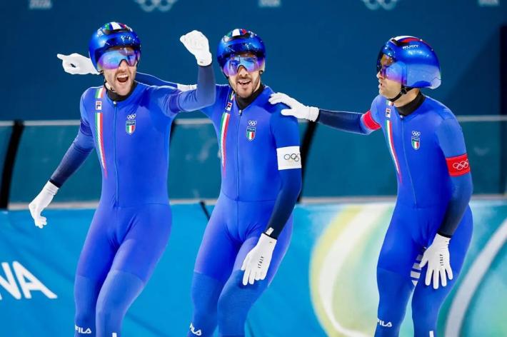 Oro Italia nell'inseguimento a squadre di Pattinaggio velocit&agrave;