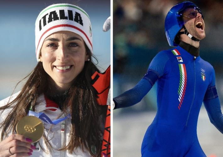 Vittozzi e Ghiotto portabandiera dell'Italia alla cerimonia di chiusura di Milano-Cortina 2026