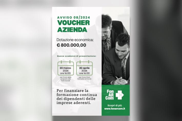 FonARCom a sostegno dell'Alta Formazione nelle imprese con il Voucher Azienda
