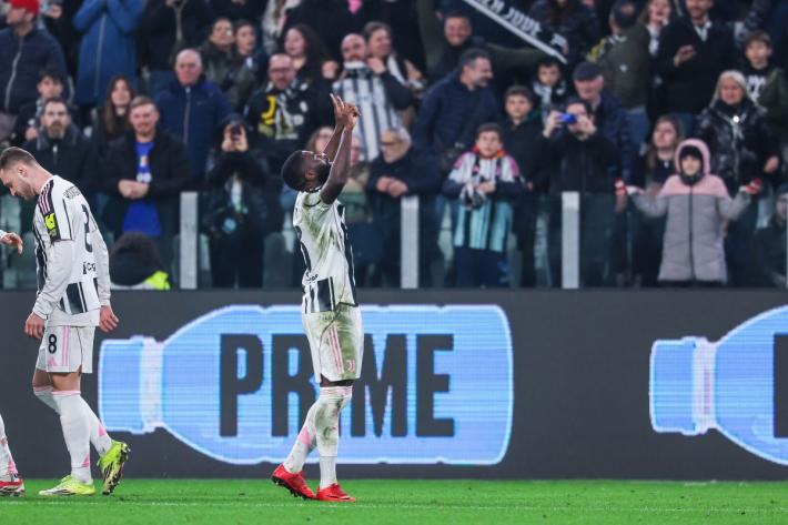 La Juve vince a Udine e si porta al quarto posto, decide Boga