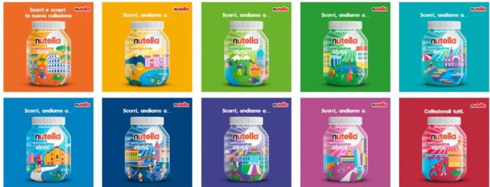 Nutella ed ENIT promuovono le citt&agrave; d'arte italiane con una serie limited edition