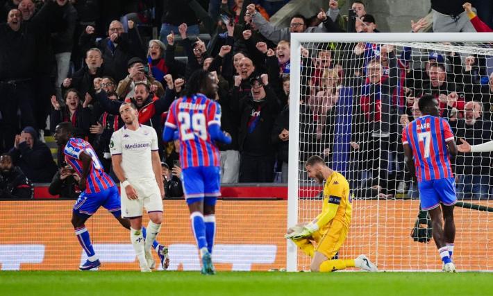 La Fiorentina crolla a Londra, il Crystal Palace vince 3-0