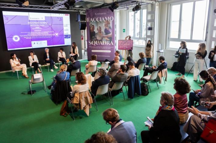 Tumore al seno, campagna Novartis "Facciamo squadra" contro il rischio di recidiva