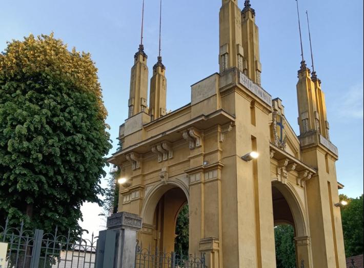 Lo striscione dei Boys per Corradone Marvasi