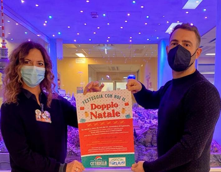 &ldquo;Doppio Natale&rdquo; alla Pizzeria Cittadella a favore dell&rsquo;associazione Giocamico