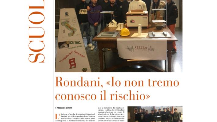 Al Rondani:  «Io non tremo conosco il rischio»