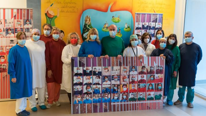 OSPEDALE DEI BAMBINI DI PARMA: DONATI CAMICI REALIZZATI IN TESSUTO TI- ENERGY 3.0 ANTIVIRALE