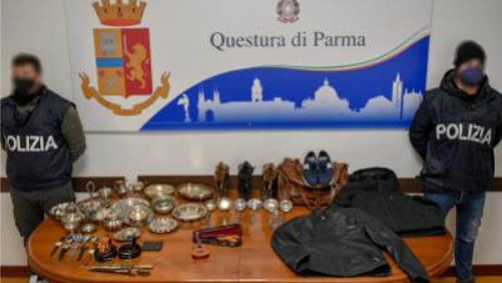 Rinvenimento di beni provento di furti in abitazione