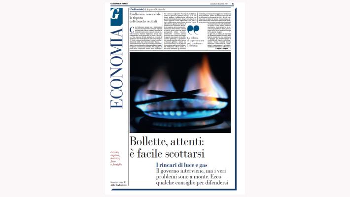 Inserto Economia: caro bollette, come difendersi