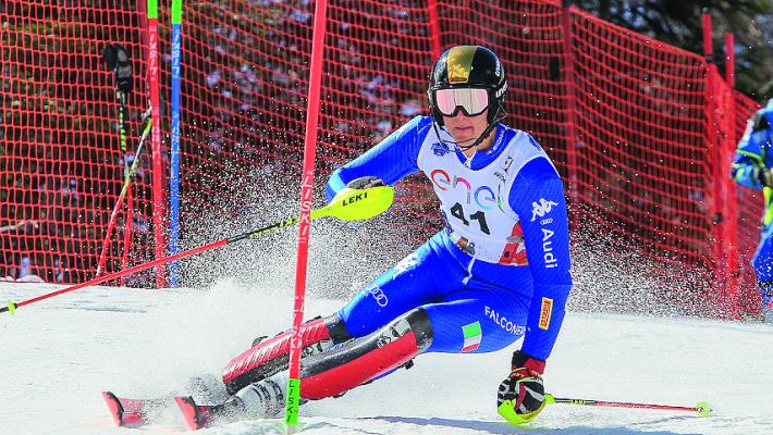 Esordio sfortunato per Saccardi. Esce subito a Madonna di Campiglio