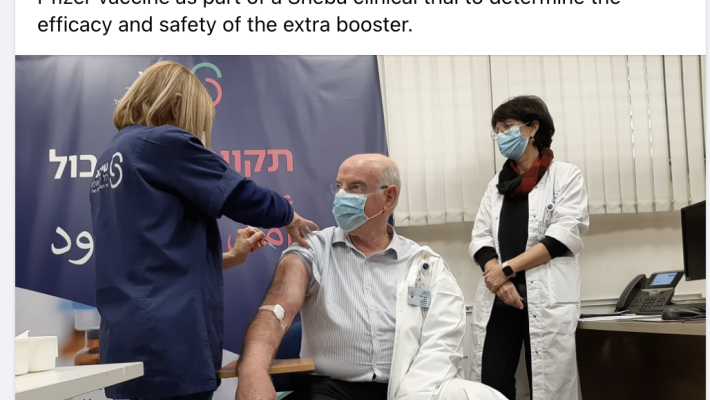 E in Israele sono gi&agrave; alla quarta dose: il primo &egrave; stato un medico