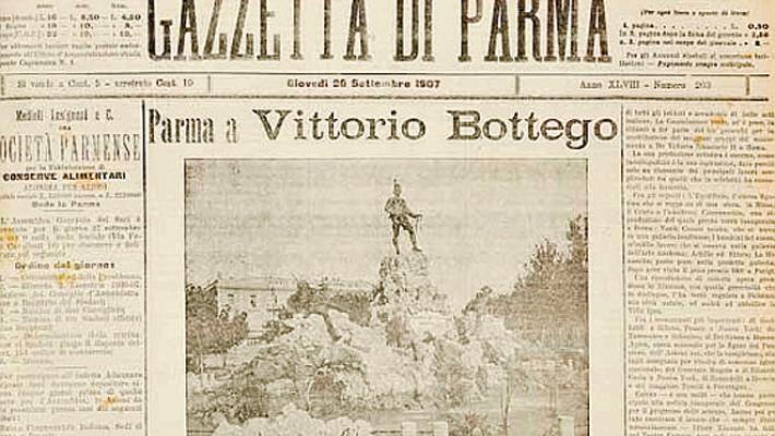 Archivio digitale:   la storia di Parma nelle pagine  della «Gazzetta» 