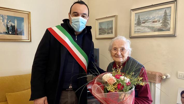 101 anni per Giannina Malanca, gli auguri del sindaco e dell'amministrazione comunale 