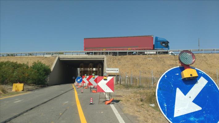 Sottopasso di Baganzola: chiusa la Provinciale la notte tra il 17 e il 18