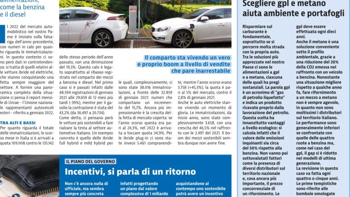 Domani un inserto sulle auto green