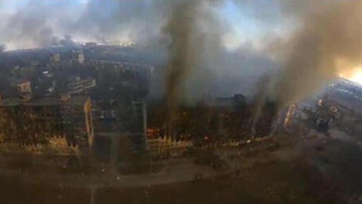 Evacuazione forzata reparto maternita' Mariupol in Russia
