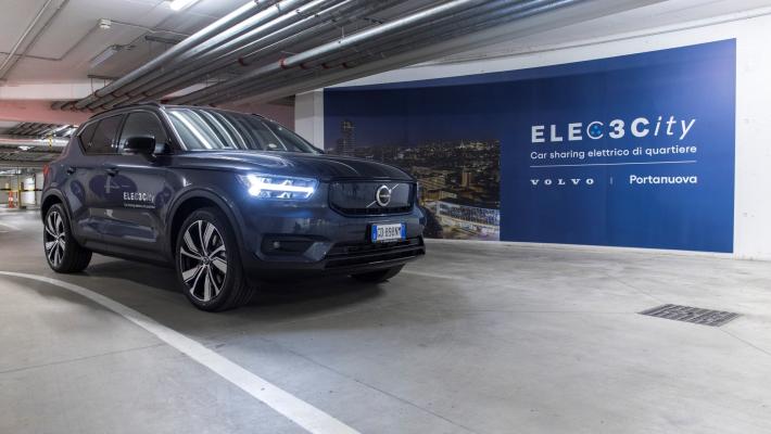 Volvo, ecco ELEC3City: car-sharing "di quartiere" con la XC40