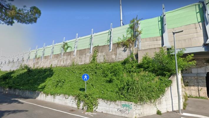 Barriere antirumore sulle linee ferroviarie Milano-Bologna e Parma-Brescia.