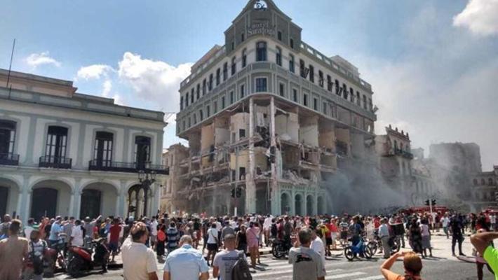 Cuba: forte esplosione in un hotel in restauro a L'Avana: almeno 8 morti e più di 30  feriti