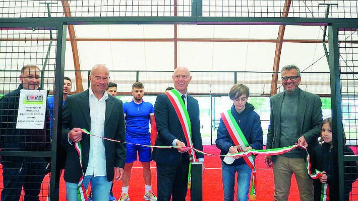 Tre campi coperti: Sala diventa «paradiso» del padel