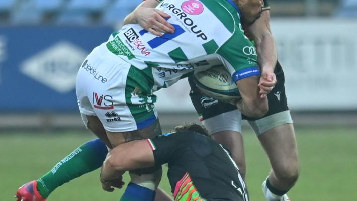 Le Zebre durano un tempo a Treviso: va al Benetton il 26° derby italiano 