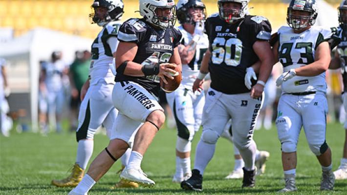 I Panthers Parma battono gli Skorpions Varese (36-21).  Andranno in finale con i Guelfi Firenze a Toledo (Ohio)