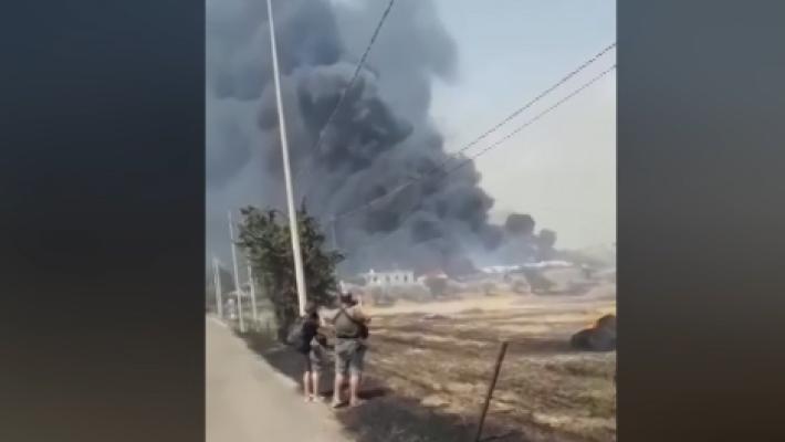 Maxi incendio a Roma sull'Aurelia: evacuato centro estivo e  alcune ville. 15 intossicati