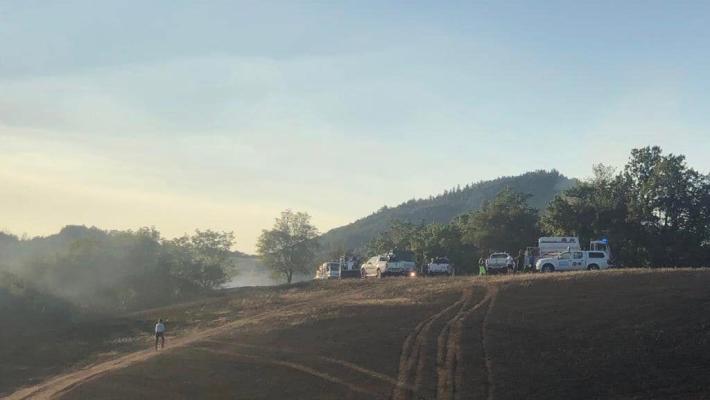 Roccalanzona, dopo 29 ore l'incendio è spento e la casa di Marco e Paola è salva