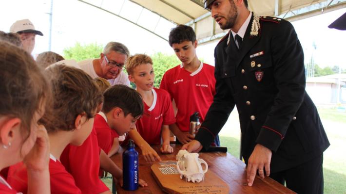 Carabinieri tra i giovanissimi: incontri  centro estivo dell'associazione Us Astra